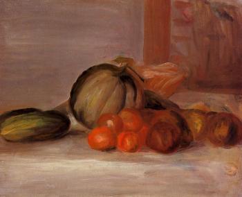 Pierre Auguste Renoir : Still Life with Melon II